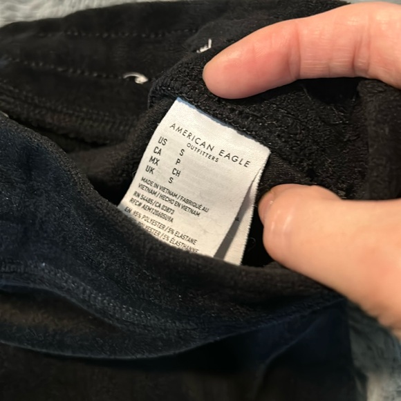 American Eagle, size small. Black joggers. - Picture 3 of 5